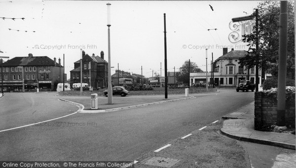 Photo of New Malden, The Roundabout c.1960
