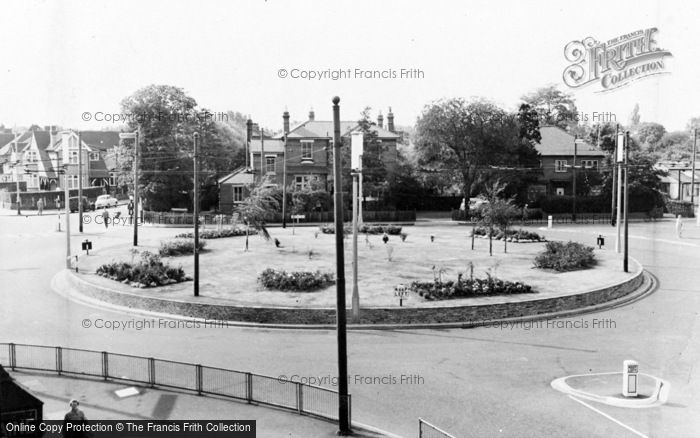 Photo of New Malden, The Roundabout c.1960