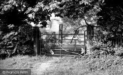 New Mill, the Implement Gate c1960