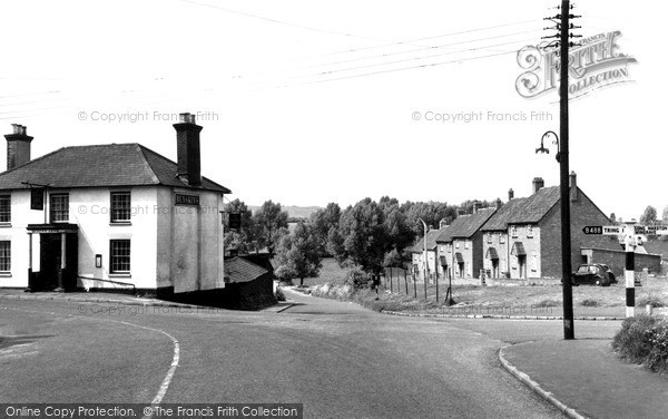 Photo of New Mill, The Village And The Queen's Arms c.1955