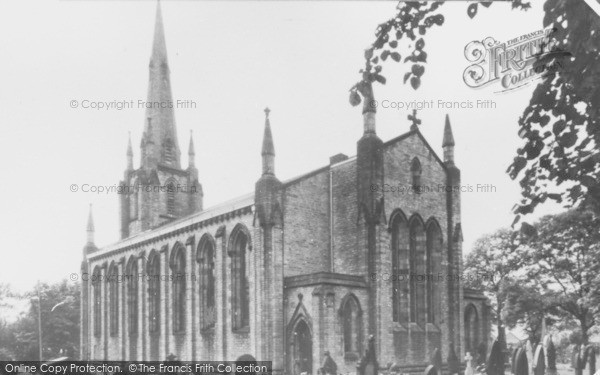 Photo of New Mills, Parish Church c.1955