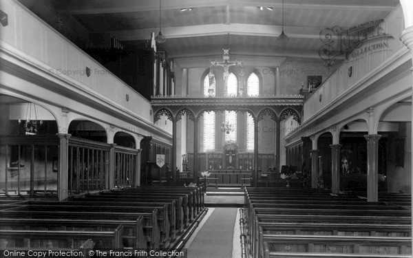 Photo of New Mills, The Church Interior c.1960