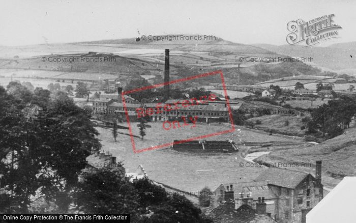 Photo of New Mills, The Valley c.1955