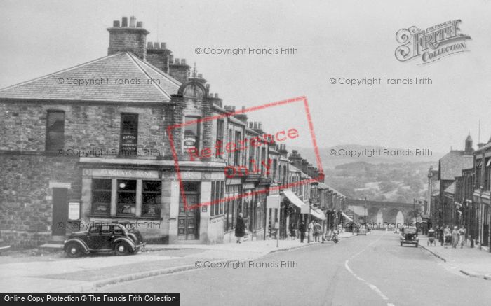 Photo of New Mills, Union Road c.1955