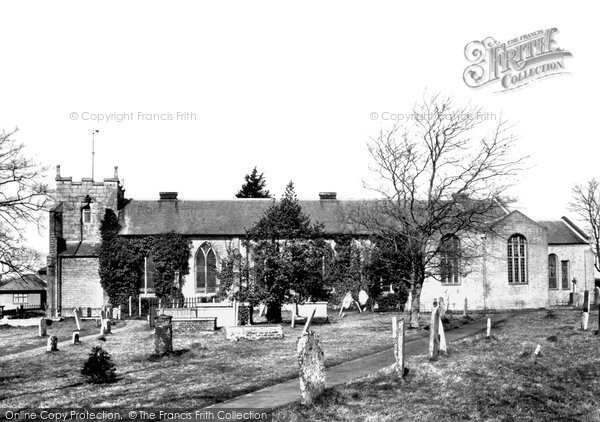 Photo of New Milton, Old Milton Church c.1955