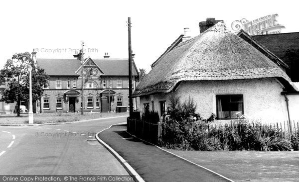 Photo of New Milton, Thatched Cottage c.1955