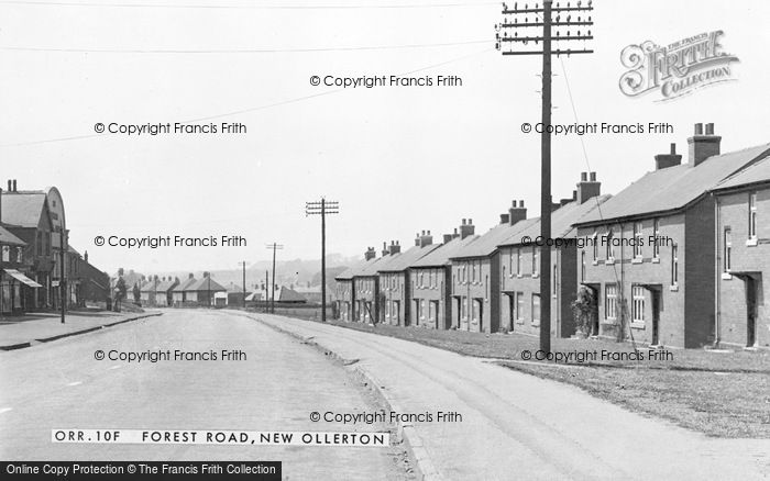 Photo of New Ollerton, Forest Road c.1955