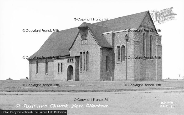 Photo of New Ollerton, St Paulinus Church c.1955