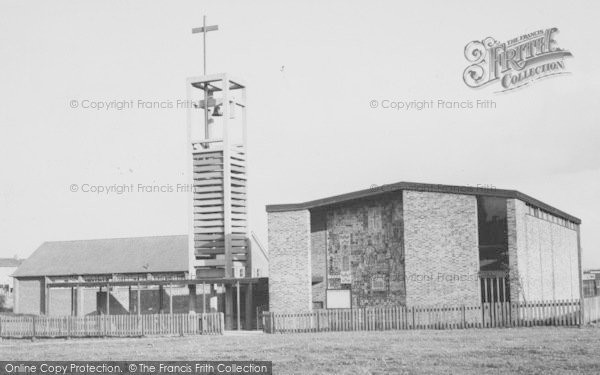 Photo of New Parks, St Aidan's Church c.1965