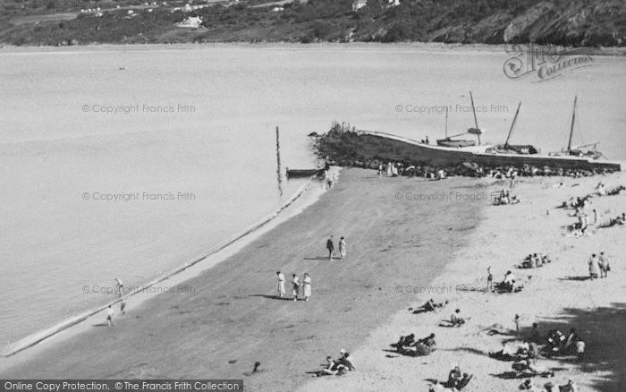 Photo of New Quay, Beach And Penpolion c.1955