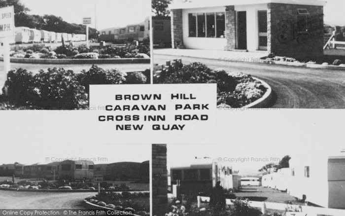 Photo of New Quay, Brown Hill Caravan Park c.1960