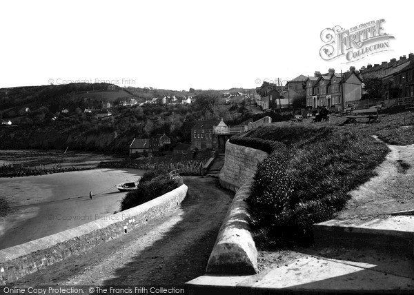 Photo of New Quay, Cliff Walk c.1940