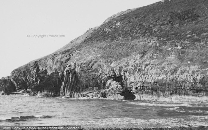 Photo of New Quay, Cliffs At Cwmtydu c.1955