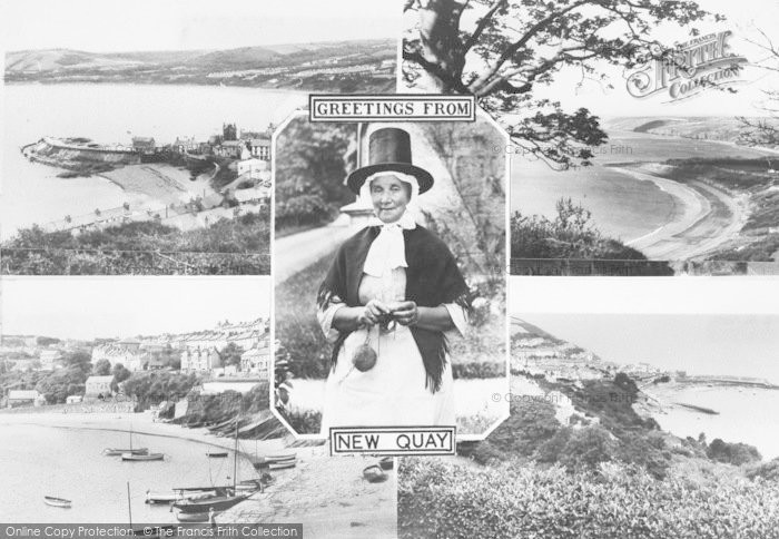 Photo of New Quay, Composite c.1960