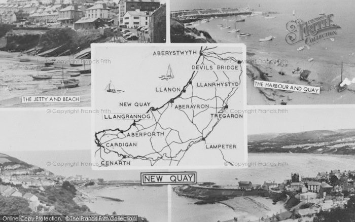 Photo of New Quay, Composite c.1960