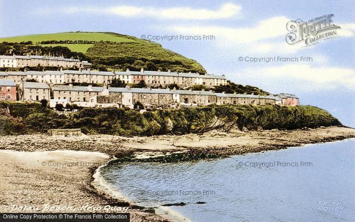Photo of New Quay, Dolau Beach c.1960