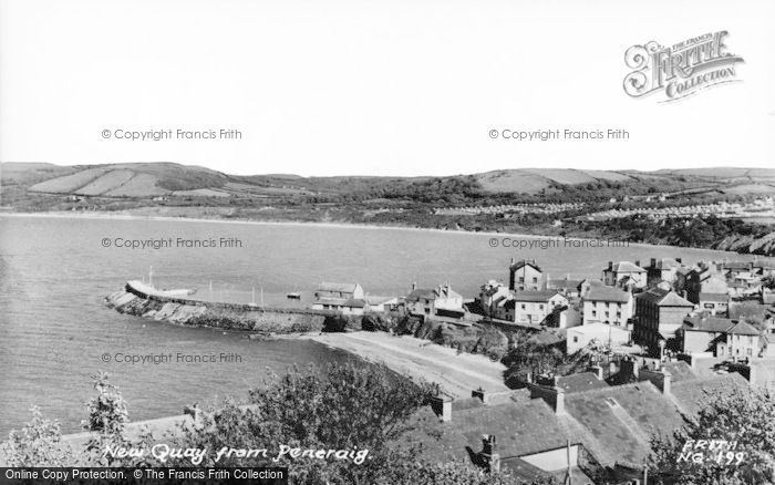 Photo of New Quay, From Pencraig c.1960
