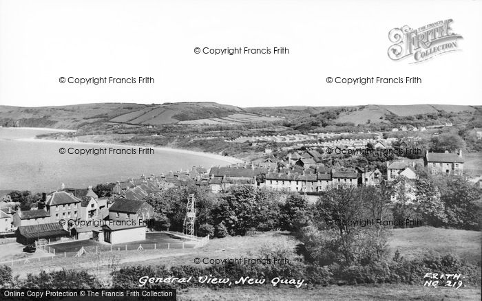 Photo of New Quay, General View c.1960