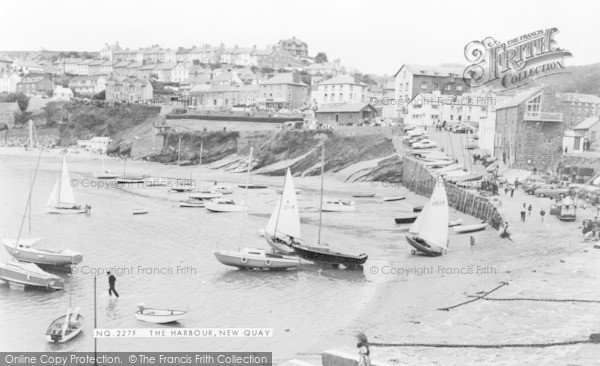 Photo of New Quay, Harbour c.1960