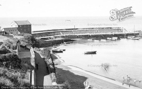 Photo of New Quay, The Beach c.1955