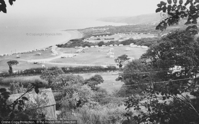 Photo of New Quay, The Caravan Site c.1960