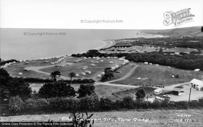 Photo of New Quay, The Caravan Site c.1960