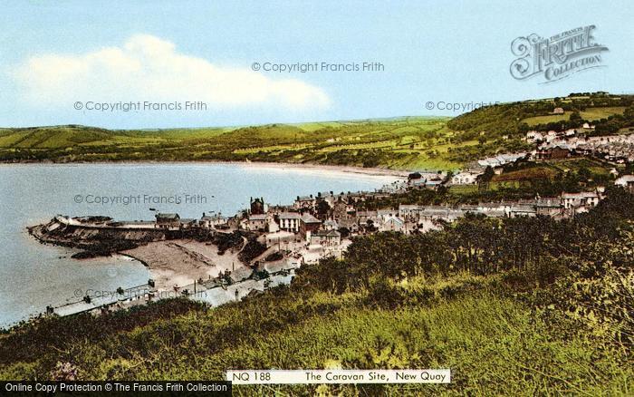 Photo of New Quay, The Caravan Site c.1960
