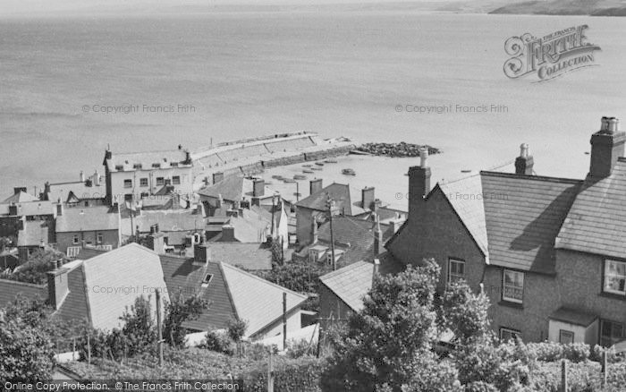 Photo of New Quay, The Harbour c.1950