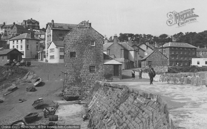 Photo of New Quay, The Harbour Side c.1950