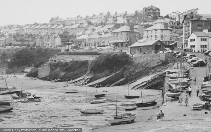 Photo of New Quay, The Jetty And Beach c.1960