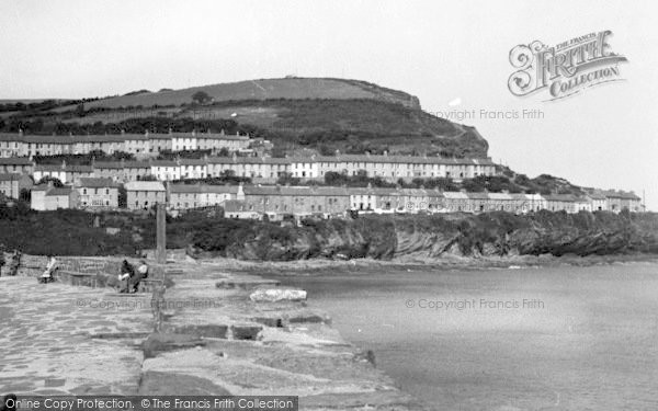Photo of New Quay, The Terrace From The Harbour c.1950