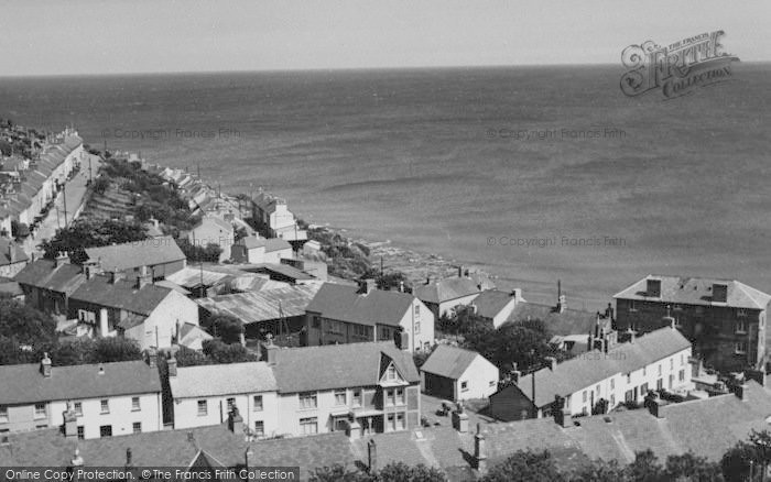 Photo of New Quay, The Terraces c.1950