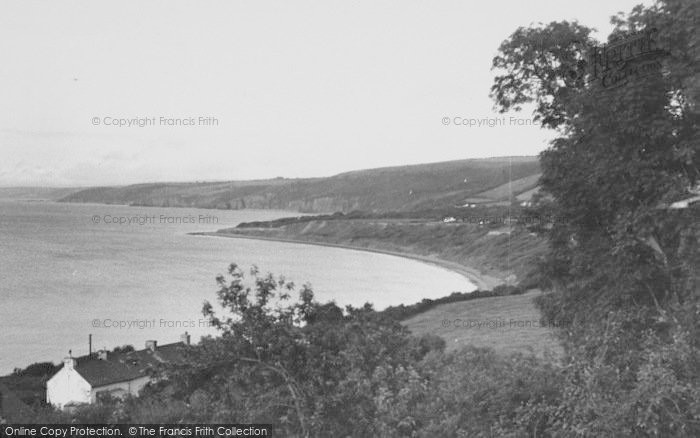 Photo of New Quay, The Two Bays c.1950