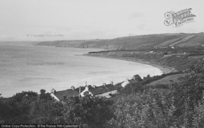 Photo of New Quay, The Two Bays c.1950