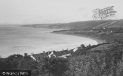 The Two Bays c.1950, New Quay