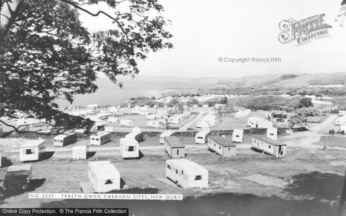 Photo of New Quay, Treath Gwyn Caravan Sites c.1960