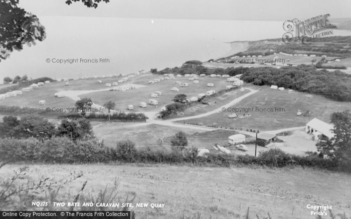 Photo of New Quay, Two Bays And Caravan Site c.1960