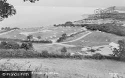 Two Bays And Caravan Site c.1960, New Quay