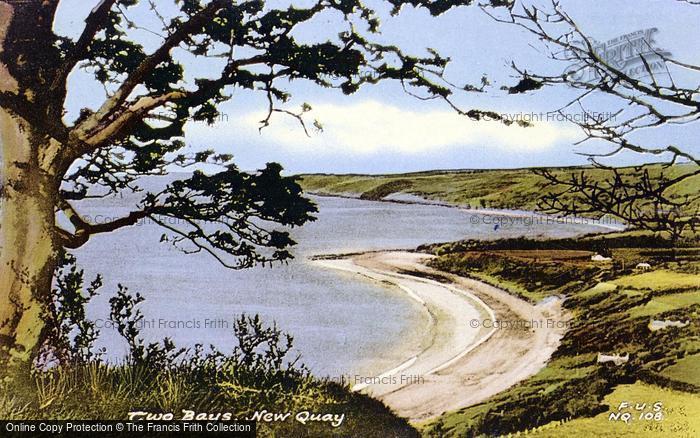 Photo of New Quay, Two Bays c.1939