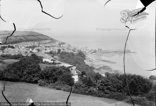 Photo of New Quay, View From Barham House 1933