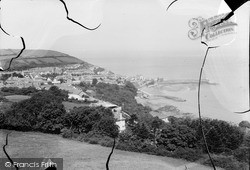 View From Barham House 1933, New Quay