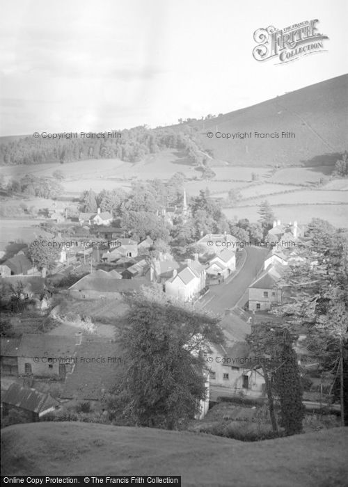 Photo of New Radnor, General View From The Castle 1950