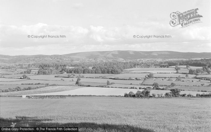 Photo of New Radnor, The Valley Below 1950