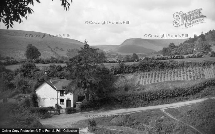 Photo of New Radnor, The Valley From The Dingle 1950