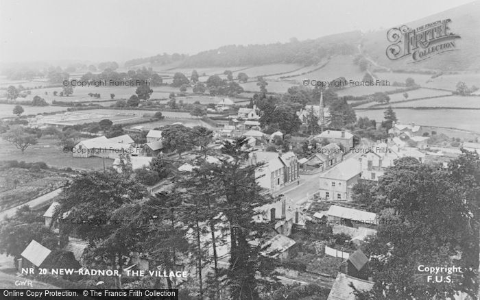 Photo of New Radnor, The Village c.1935