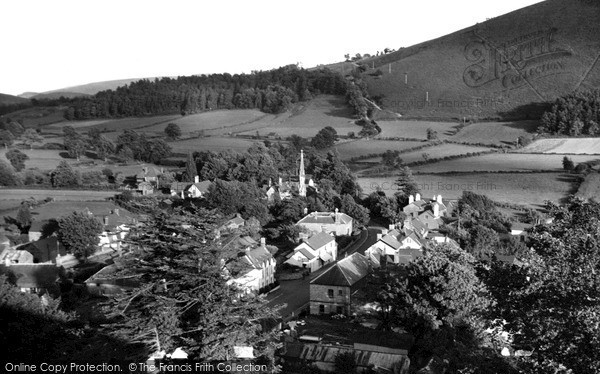 Photo of New Radnor, View From The Castle 1950