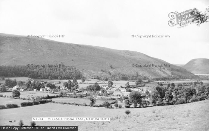 Photo of New Radnor, Village From East c.1955