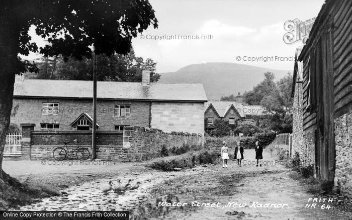 Photo of New Radnor, Water Street c.1950