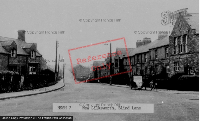 Photo of New Silksworth, Blind Lane c.1955