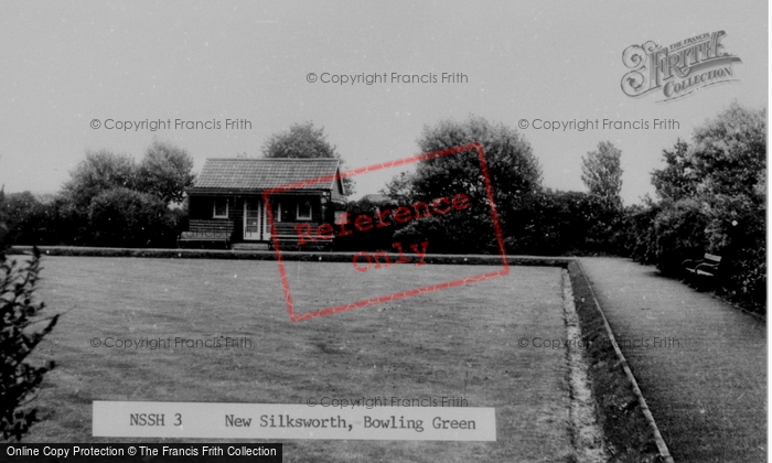 Photo of New Silksworth, Bowling Green c.1955
